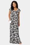 Naiduhall Cotton Full Length Nightdress - Black Print — thumbnail 5